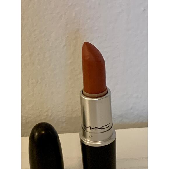 MAC Satin Lipstick MOCHA # 813 Full Size *SEE PHOTOS* Nude Brown Discontinued - Picture 5 of 8